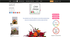 Desktop Screenshot of caryflorist.com